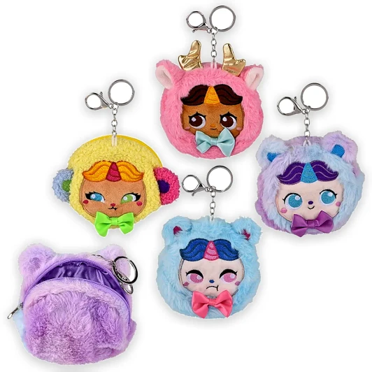 Plush Doll Collection Coin Purses Bulk 144 Pieces