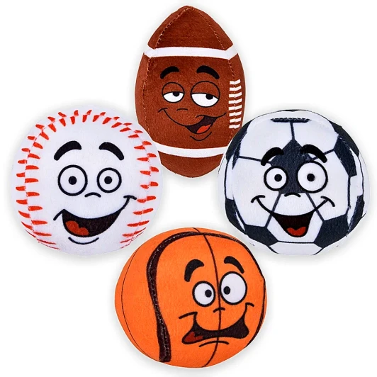 Sports Ball Plush Toy Mix Bulk 144 Pieces