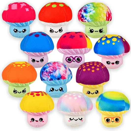 Mushroom Plush Toys Bulk 144 Pieces