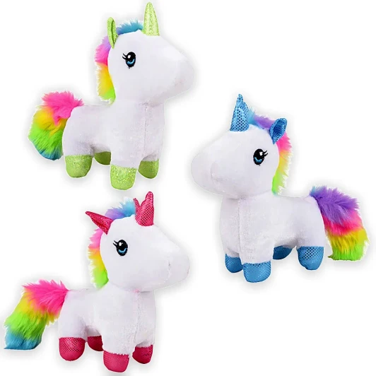 Baby Rainbow Unicorn Plush Toys Bulk 144 Pieces