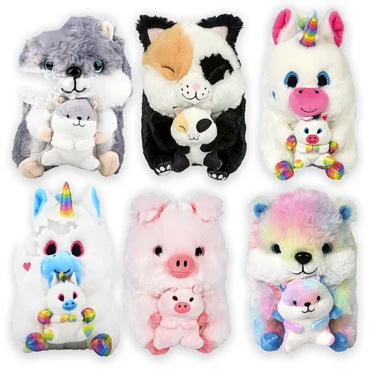 Belly Buddy Babies Plush Toy Mix Bulk 72 Pieces