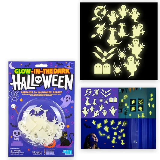 Glow-in-the-Dark Halloween Relief Toys Bulk 144 Pieces