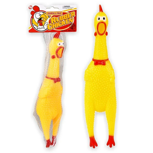 Screeching Chicken Toys Bulk 48 Pieces