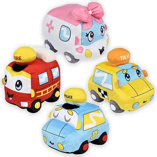 Vehicle Plush Bulk 24 Pieces