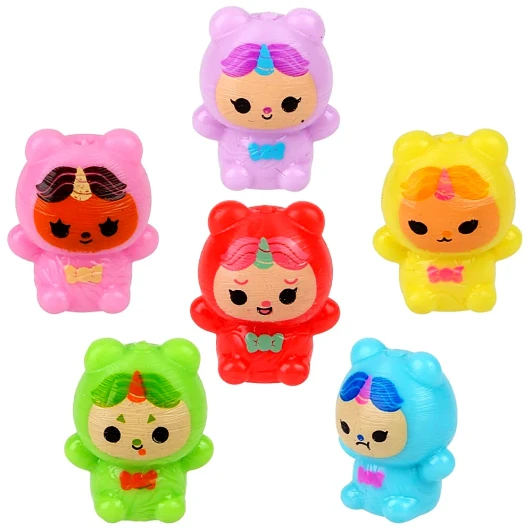 Mini Doll Collection Squeezy Figurine Toys Bulk 2,000 Pieces