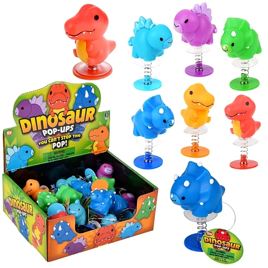 Dinosaur Pop-Up Toys Bulk 288 Pieces
