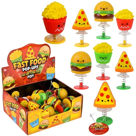 Fast Food Pop-Up Toys Bulk 288 Pieces