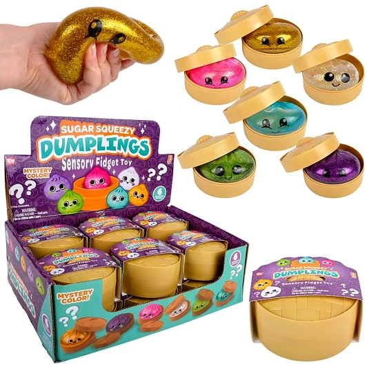 Squeezy Sugar Surprise Dumpling Toys Bulk 48 Pieces