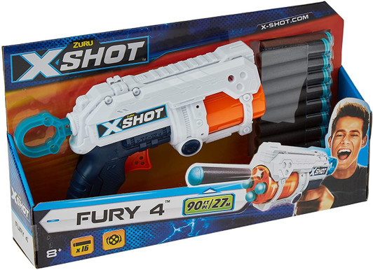 NEW Zuru X-Shot Hawkeye Pump Action Foam Dart Blaster