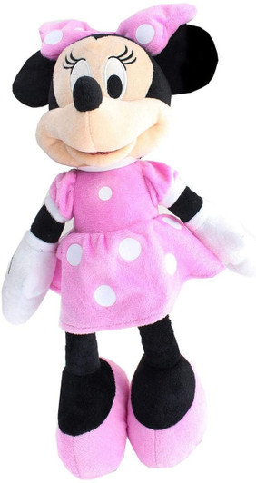 TOYBARN : Bear Maya Plush Toy with Pink Dress 10 Inch