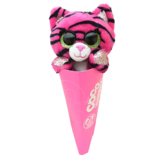 Zuru Coco Surprise Tiger Plush - Neon Cones Toy with Surprise - 24-Pack Bulk