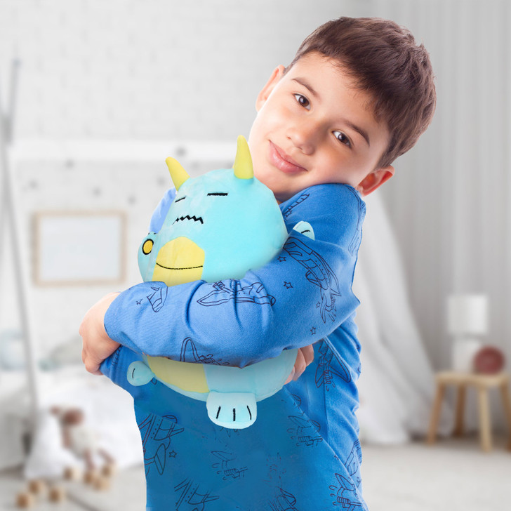 Boy with Hachibis Dargon the Dragon Kawaii Plush Toy