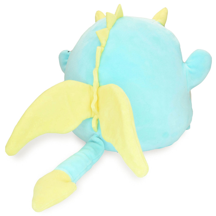 Dragon Stuffed Animal Plush Toy Pillow by Hachibis Back Angle View