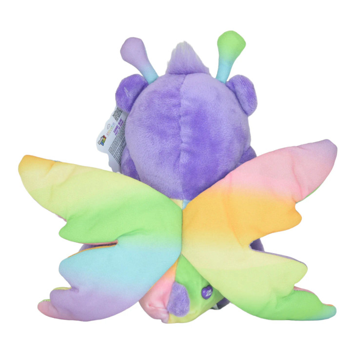 Care Bears Share Bear butterfly plush showing back and wing details - back view