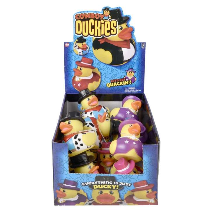 Cowboy Rubber Duckies Bulk Carnival Prizes