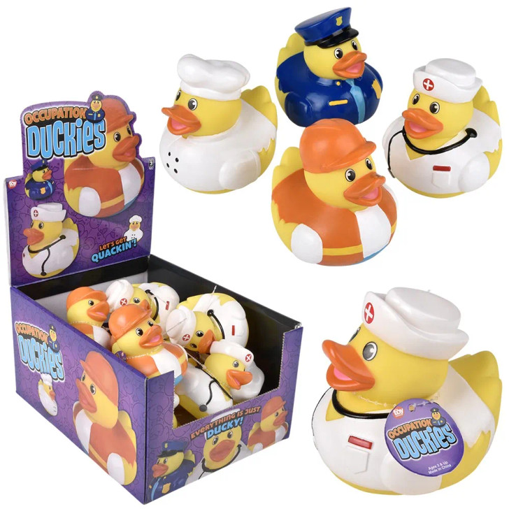 Occupation Rubber Duckies 3.75" Each