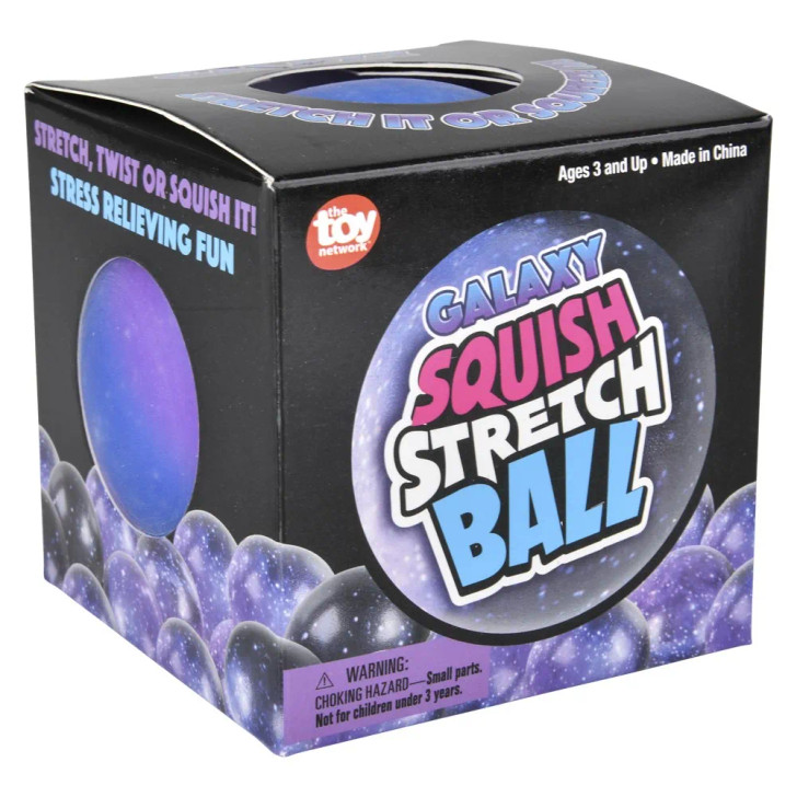 Squish and Stretch Galaxy Yummy Ball Toys Bulk Carnival Prizes
