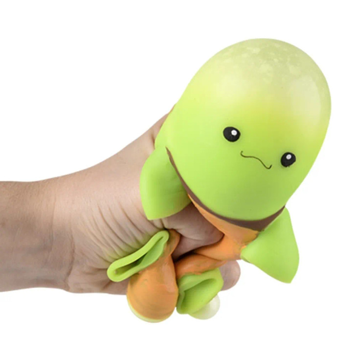 squish toy stretch turtle burgers 4 inch squished