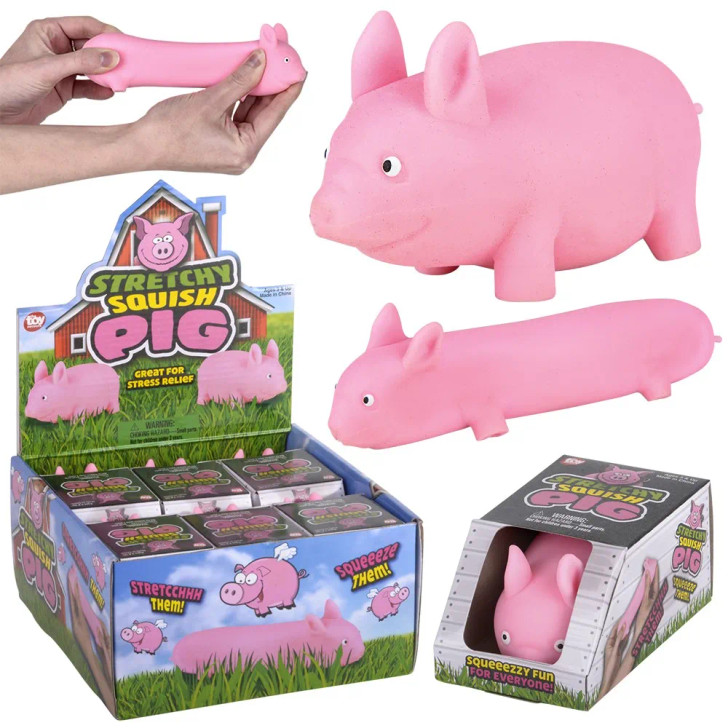 Stretchy Squish Pig Toys Bulk Carnival Prizes