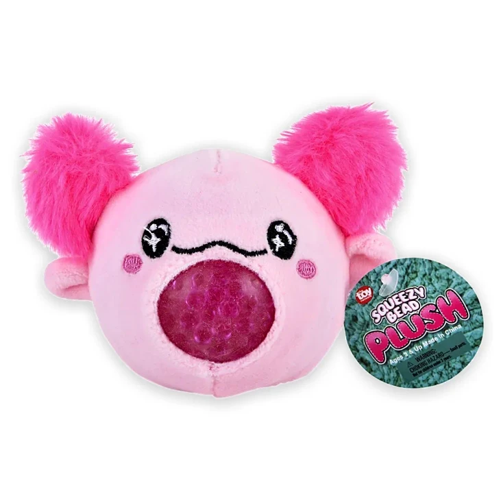 Axolotl Squeezy Bead Plush Balls Wholesale Case of 72
