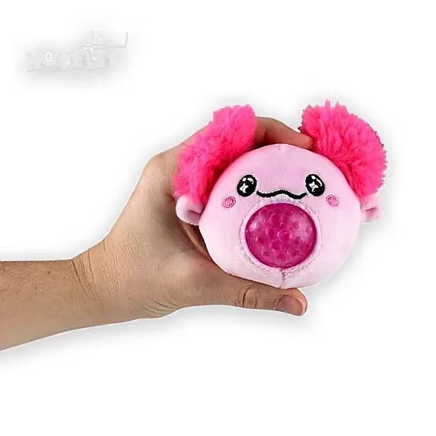 Axolotl Squeezy Bead Plush Balls Bulk Party Favors