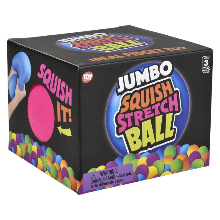 Jumbo Squish and Stretch Yummy Ball Toys Bulk Carnival Prizes