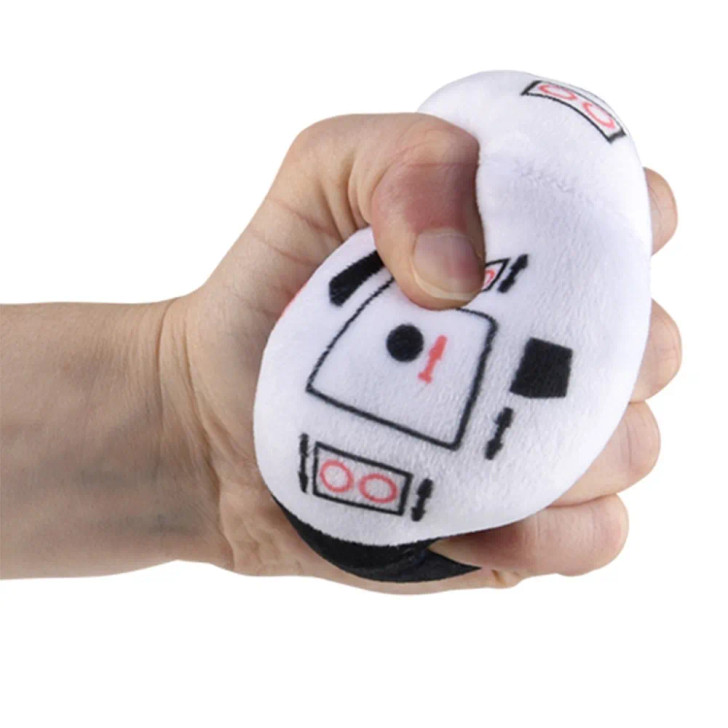 squeeze toy plush space ships 2.75 inch capsule squished