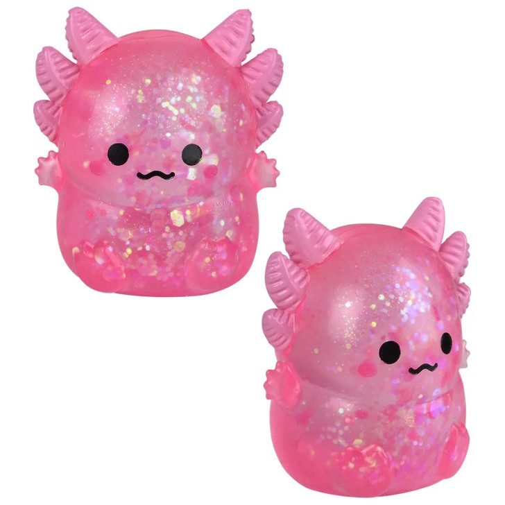 Squeezy Sugar Axolotl Toys 2.5" Each