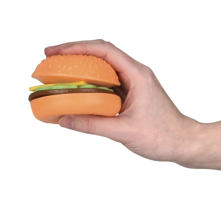Squish and Stretch Hamburger Toys Wholesale Case of 96