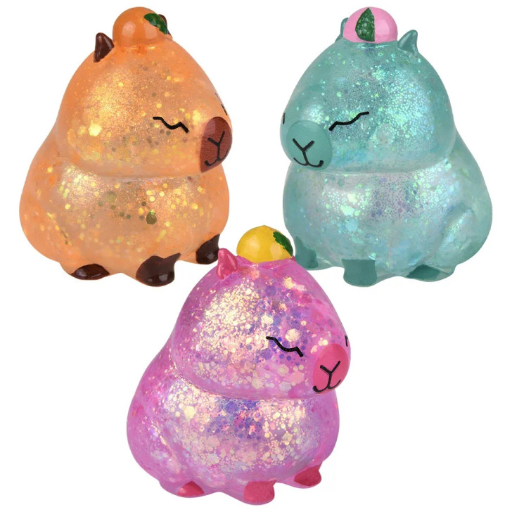 Squeeze Capybara 2.5" - 72 Pc Bulk Sensory Toys for Events
