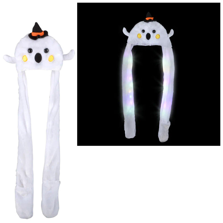 Ghost plush hoodie scarf hats 35 inch