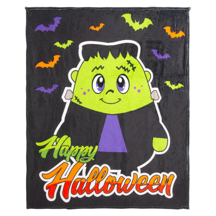 Monster Halloween Plush Blankets - 50 x 60 Inch - Case of 20