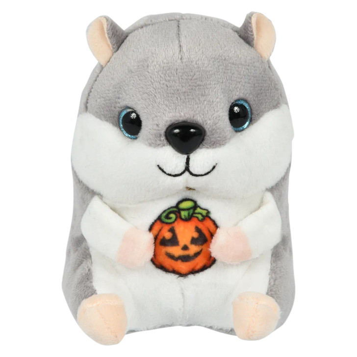 Halloween hamster plush 5 inch 3 colors gray front view