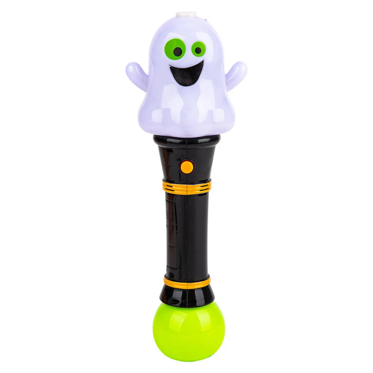 Ghost Light-Up Bubble Blower 24 Pieces Bulk, 12 Inch - Halloween Party Favors, Prizes