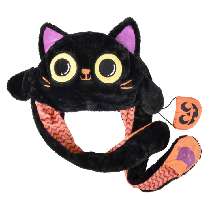 Halloween Popping Ear Light-Up Plush Hats 4 Styles
