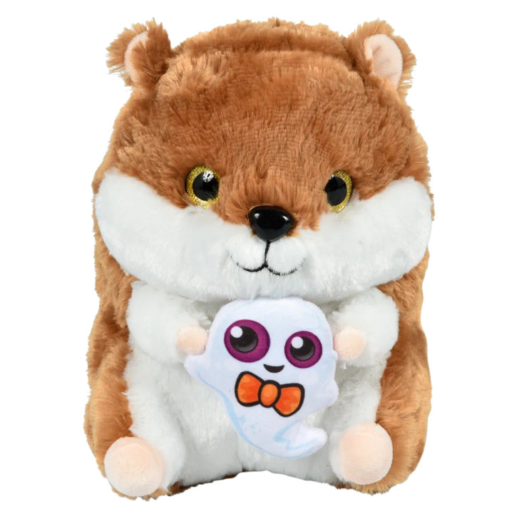 Halloween hamster plush 10 inch 3 colors brown front view