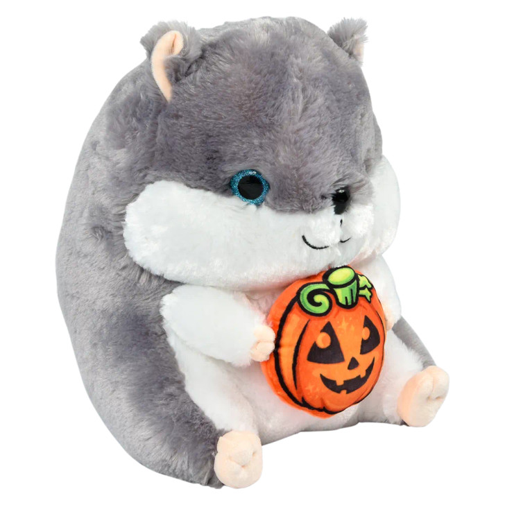 Halloween hamster plush 13 inch 3 colors gray front right view