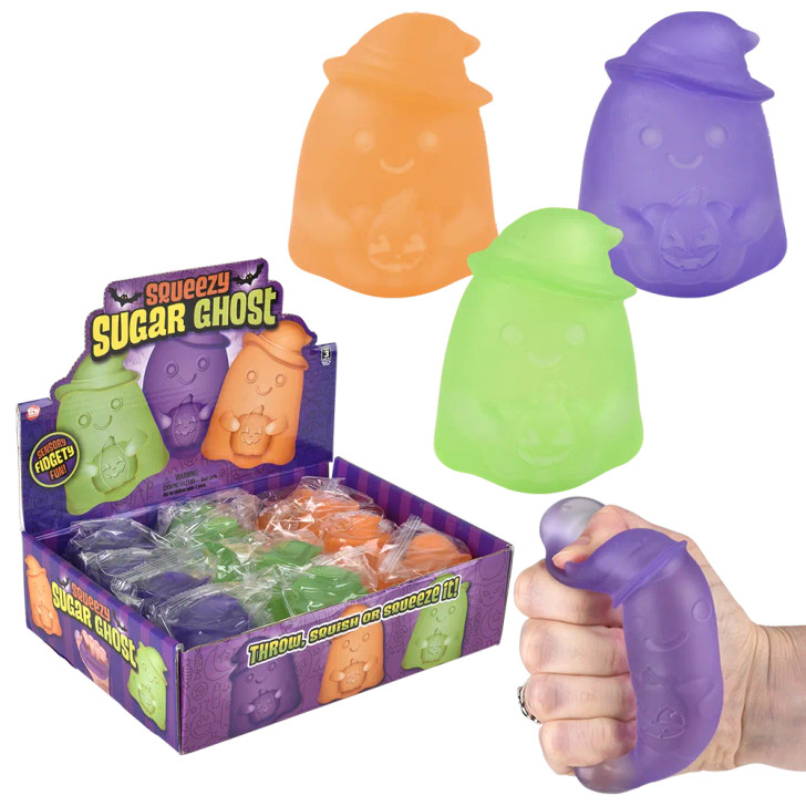 Sugar squeezy ghosts 3 inch 3 colors