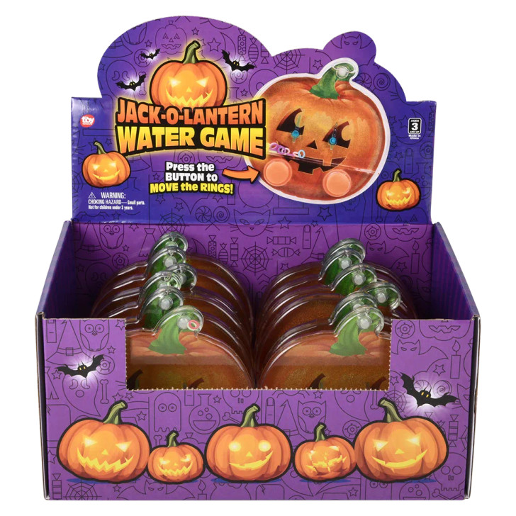 Halloween Jack-O-Lantern Water Games Wholesale Case of 72