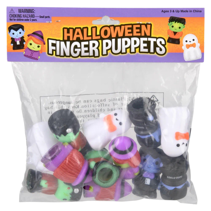 Halloween Finger Puppet Toy Mix Wholesale Case of 864
