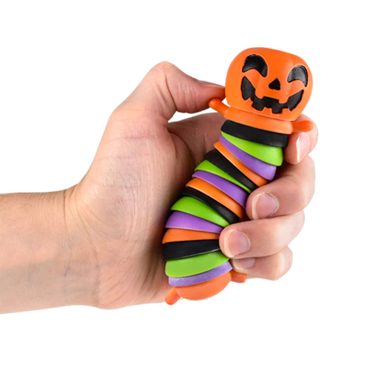 Wiggle fidget jack o lanterns hand