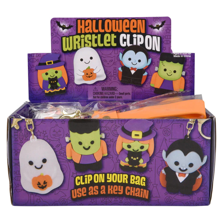 Halloween Wristlet Clip-On 4" Each - View 9