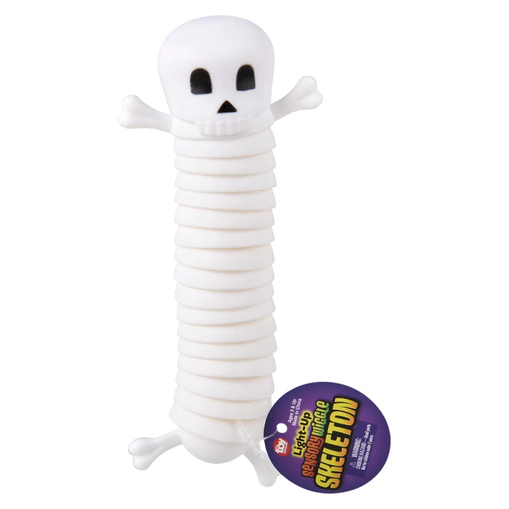 Halloween Light-Up Wiggle Fidget Skeleton Toys Bulk Party Favors - View 10