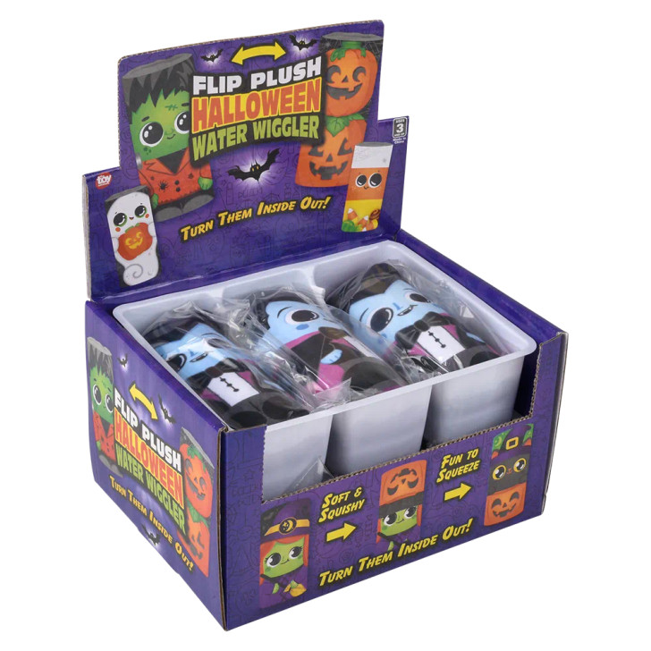 Halloween flip plush water wigglers box right