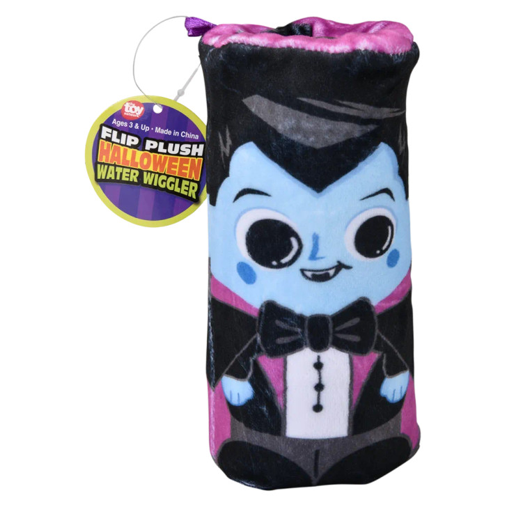 Halloween Flip Plush Water Wiggler Toys 5.5" Each