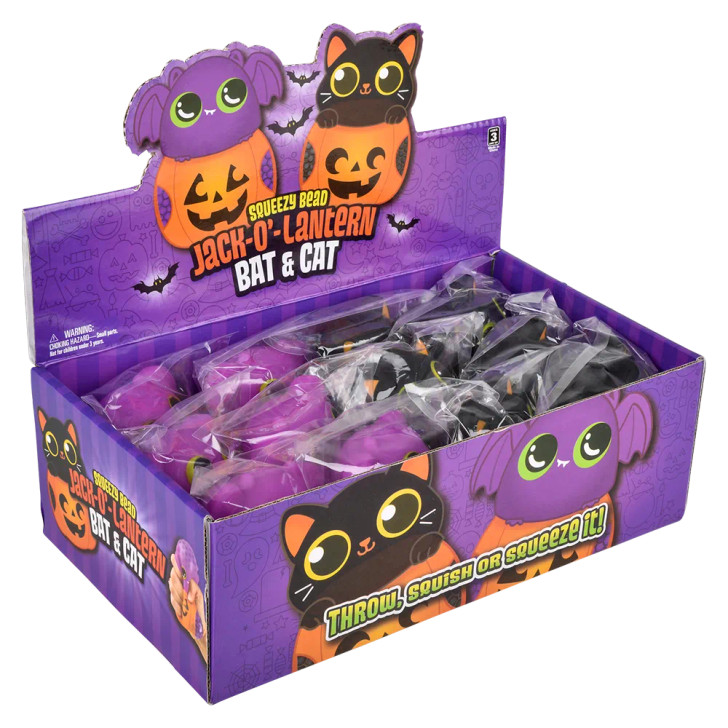 Halloween Squeezy Bead Animal Jack-O-Lantern Toy Mix for Claw Machines and Prize Counters - View 13