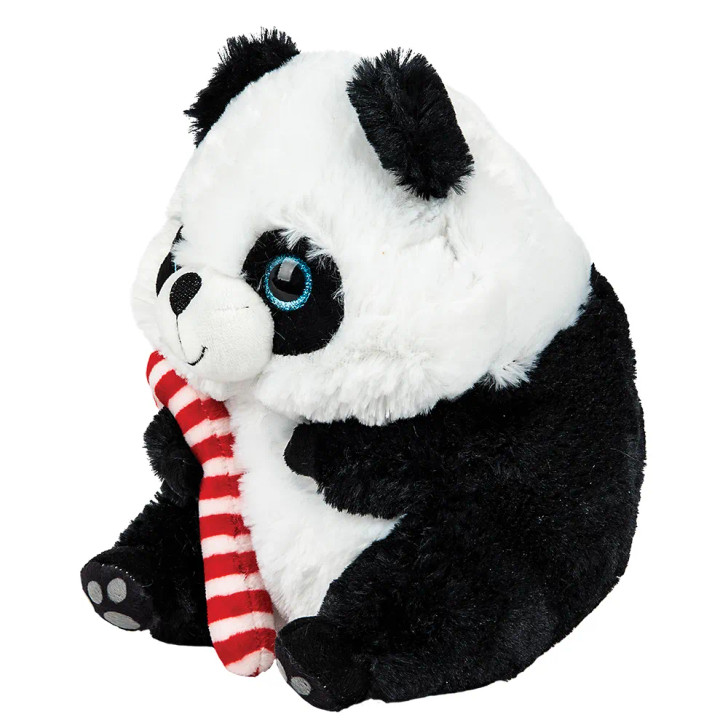 Bulk Christmas plush animals 36pc 8.5in cat sloth panda gifts decor prizes panda left