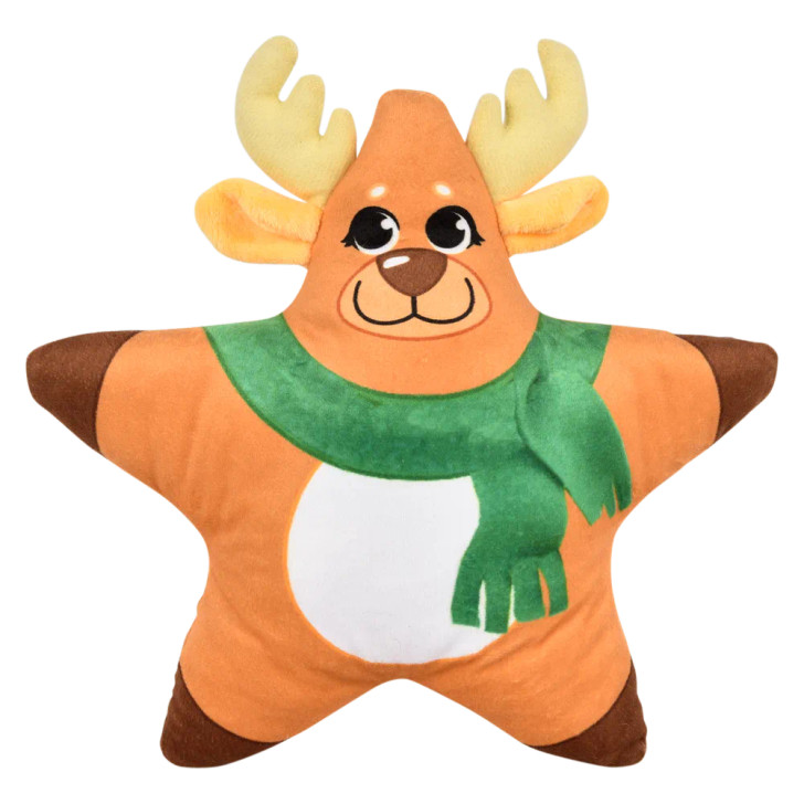 Christmas Star Plush Toy Mix 9" Each