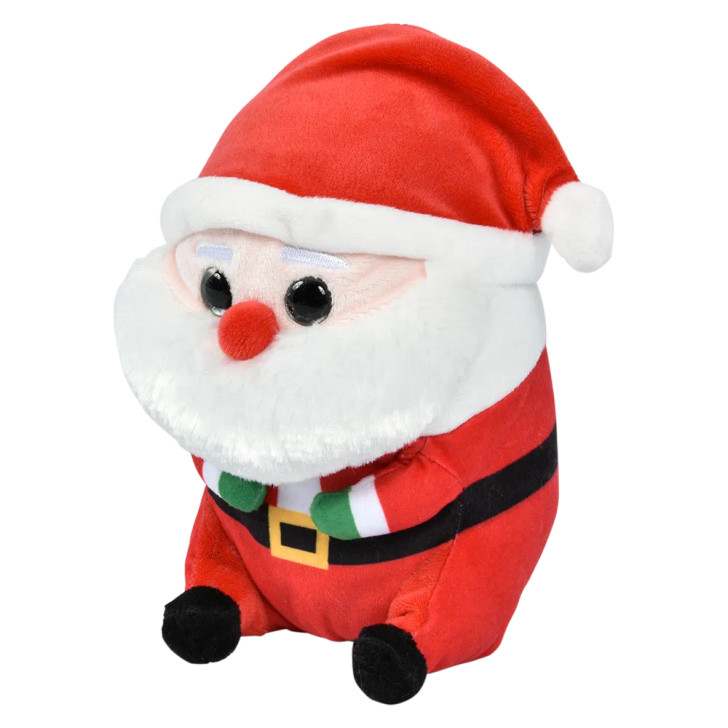 Bulk Christmas character plush 64pc 7in santa snowman yeti holiday toys santa left