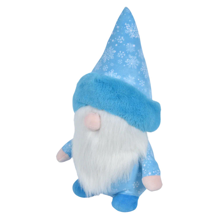 Bulk Christmas gnome plush toys 30pc 13.5in 3 styles festive holiday prizes blue left